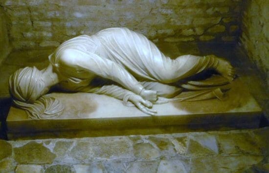 The Crypt of St. Cecilia: the popular patron saint of music