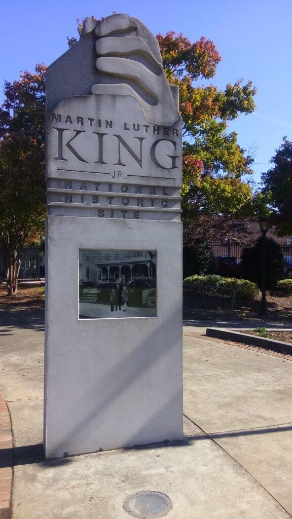 Georgia's MLK Jr.'s historic site in Atlanta.