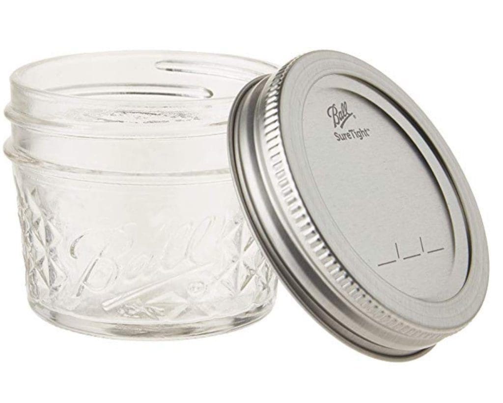 Ball 12ct 4oz Quilted Crystal Jelly Jar with Lid and Band - Regular Mouth