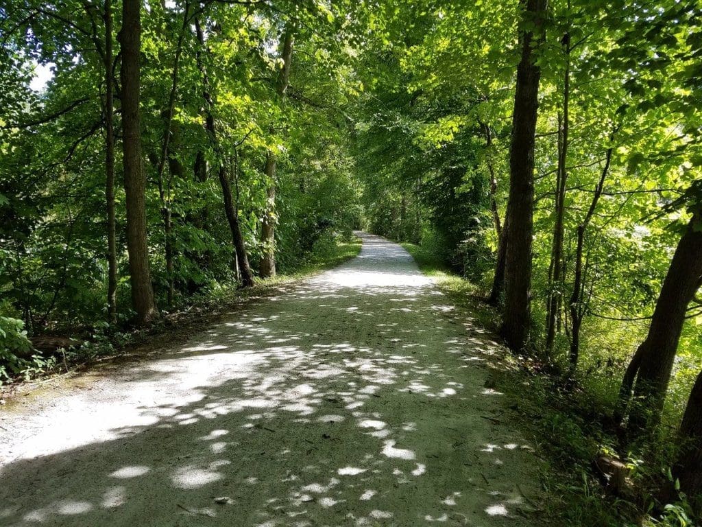 Walking and hiking trail at Cuyahoga Valley National Park 