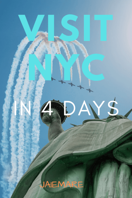 5 military aircraft flying in an arc above the Statue of Liberty in New York