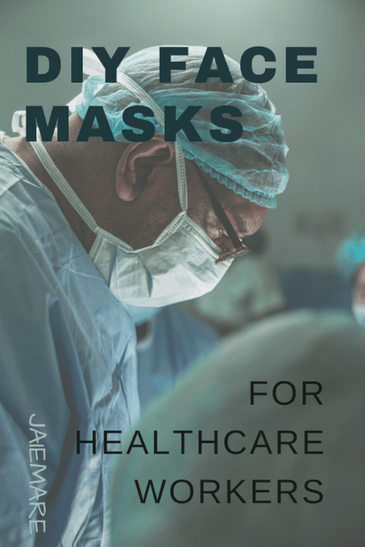 Healthcare workers wearing a face mask