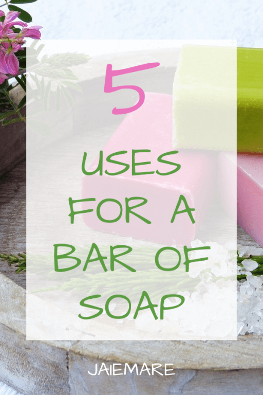 A tray of three bars of soap